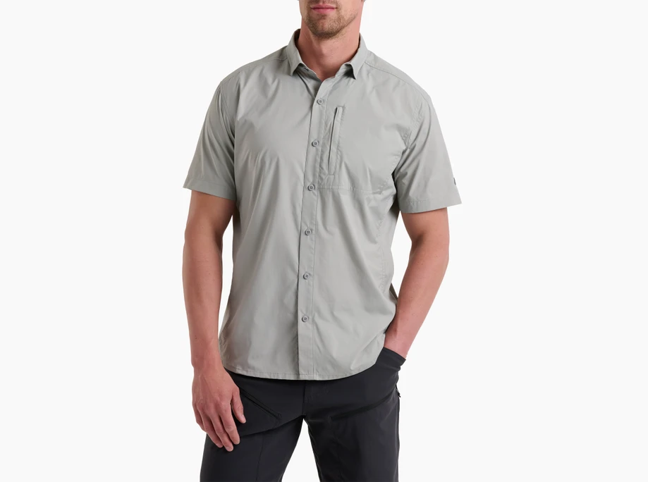 Driftr Short Sleeve Shirt- Concrete Grey